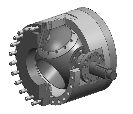 Ball valve DN-300 PN-78. Main Inlet Valve (MIV) for turbine protection.